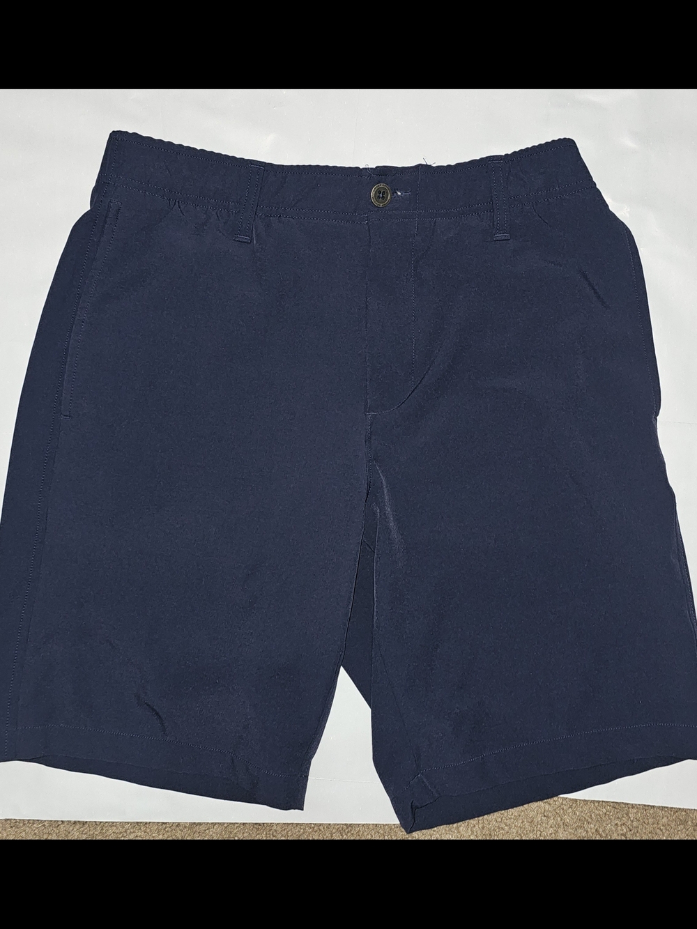Under Armour Men's Dark Blue Performance Flat-Front Shorts